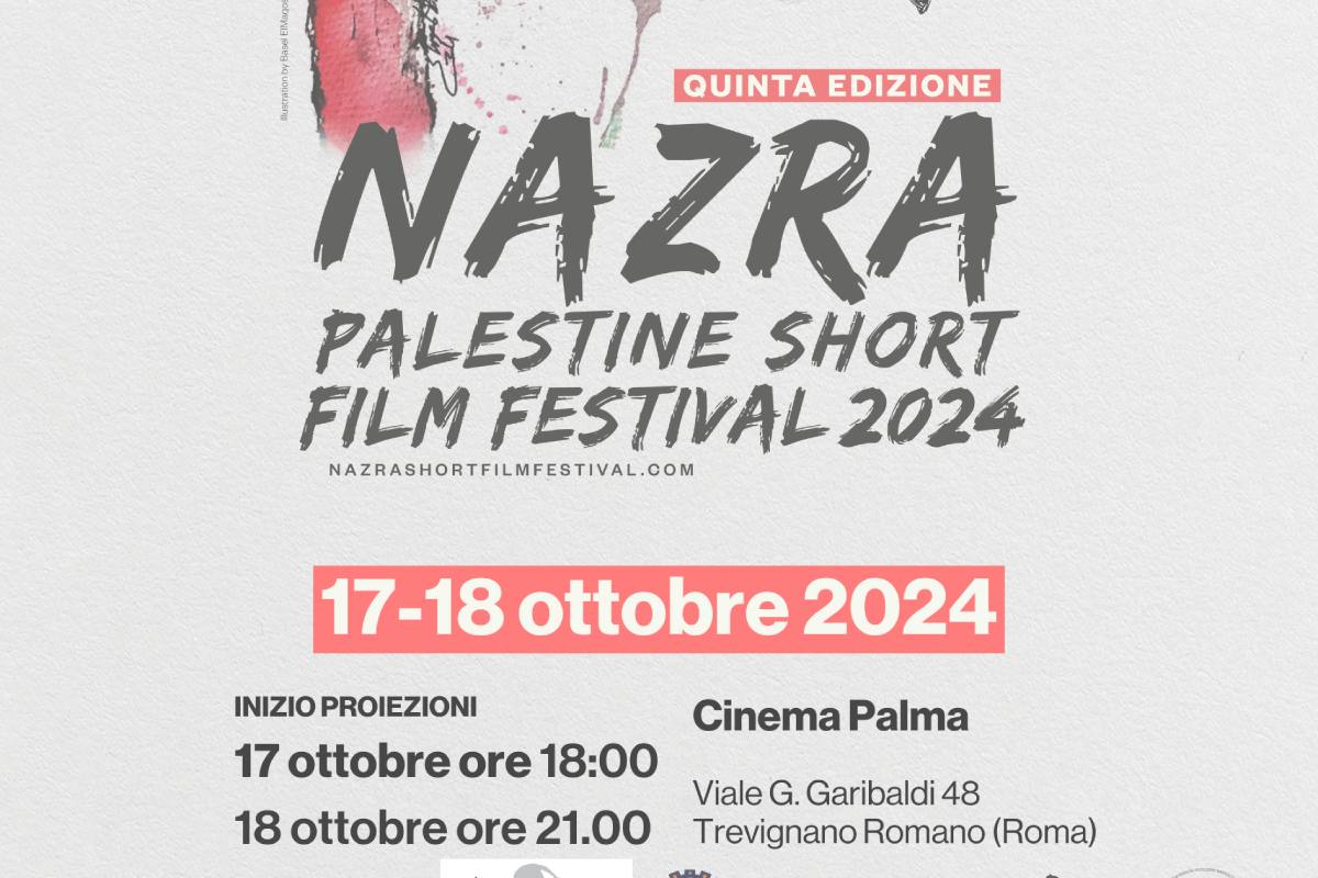 A Trevignano Romano (RM) il NAZRA Palestine short film festival 2024